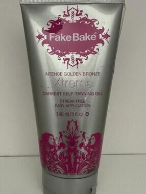NIB Fake Bake Intense Golden Bronze Xtreme Gel Unisex Bronzing  148ml / 5 oz